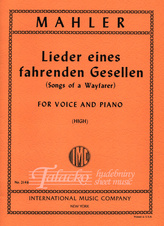 Lieder eines fahrenden Gesellen (Songs of a Wayfarer) High Voice and Piano